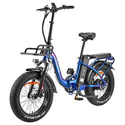 Acheter Vélo électrique Fafrees F20 Max, gros pneu 20 x 4,0 pouces, moteur sans balais 500 W, batterie 48 V 22,5 Ah – Bleu Aurora