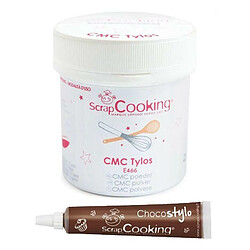 Scrapcooking CMC Tylos en poudre + 1 Stylo chocolat