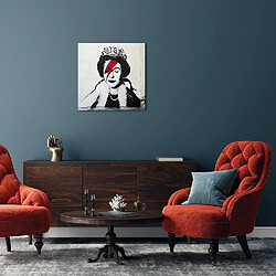 EPIKASA Impression sur Toile Banksy Queen Bowie