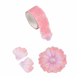 Paris Prix Ruban Masking Tape 200 Pétales Pivoines 3cm Rose