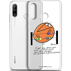 Caseink Coque Pour Huawei P30 Lite (6.2 ) [Gel HD Collection Les Shadoks ? Design Mathématique - Souple - Ultra Fin - Imprimé en France]