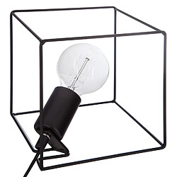 Atmosphera, Createur D'Interieur Lampe à poser en fer Contemporain - H. 20 cm - Noir