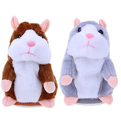 Universal Tiny parlant hamster souris, jouet en peluche animaux en peluche apprentissage de la parole sonore