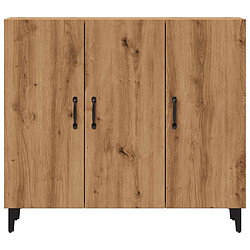 Acheter vidaXL Buffet chêne artisanal 90x34x80 cm bois d'ingénierie