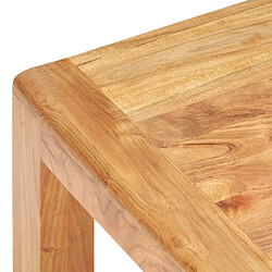 Avis vidaXL Table basse 110x60x35 cm Bois d'acacia massif et finition miel