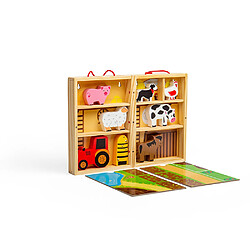 Bigjigs Toys Boîte de Jeu Animaux de la Ferme pas cher