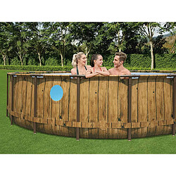 Acheter Piscine tubulaire Power Steel SwimVista avec hublots ronde 5,49 x 1,22 m - Bestway