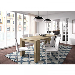 Dansmamaison Table extensible 51/237 cm Chêne - CELESTE Table extensible 51/237 cm Chêne - CELESTE - L 51/237 x l 90 x H 78 cm