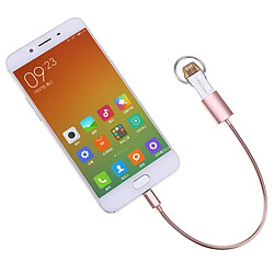 Avis Wewoo Câble de chargement de données avec adaptateur USB-C / Type-C, pour Galaxy, Huawei, Xiaomi, HTC, Sony, LG & autres smartphones Rose Doré