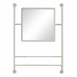 BigBuy Home Miroir mural Blanc Verre 52,5 x 12 x 73 cm