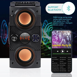 Acheter Universal Big Power Outdoor Sans Wirwoofer Boombox colonne portable Bluetooth haut-parleur Sound Music Center Support Aux TF FM Radio | Haut-parleurs portables (Noir)