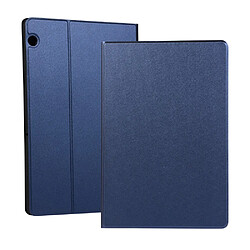 Etui en PU flip bleu foncé pour votre Huawei MediaPad T5 10 with Multi-angle Stand