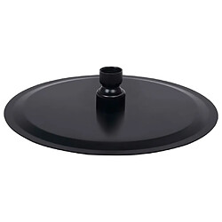 Avis vidaXL Pomme de douche pluie Acier inoxydable 20 cm Ronde Noir