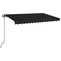 vidaXL Auvent rétractable automatique 400x350 cm Anthracite