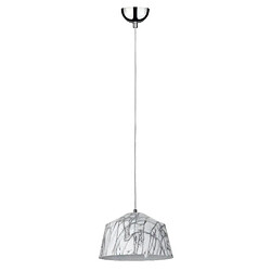 EPIKASA Suspension Natura, Argent, Métal, 28x28x105 cm