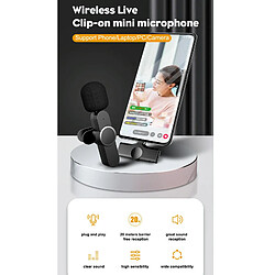 Acheter Yonis Microphone Sans Fil USB-C Pour Diffusion Live