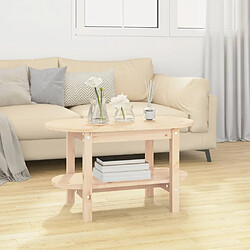 Maison Chic Table basse,Table Console Table d'appoint, Table pour salon 80x45x45 cm Bois massif de pin -MN73545