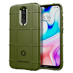 Wewoo Coque Souple Pour Xiaomi Redmi 8 Housse TPU antichoc à couverture totale Vert armée