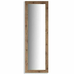 Gift Decor Miroir mural Marron Bois verre 40 ,5 x 130,5 x 1,5 cm (2 Unités)