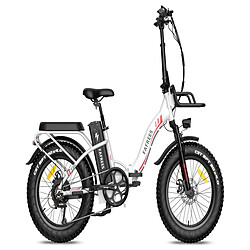 Vélo Électrique FAFREES F20 Max - 500W Batterie 864WH Autonomie 75KM Freins à Disque | Blanc 