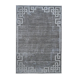 Thedecofactory BORGES ORIENT - Tapis graphique effet orient gris 160x230 