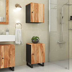 vidaXL Armoire de salle de bain 38x33x58 cm bois massif d'acacia