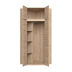 Acheter ACADEMICA Armoire dangle de chambre style contemporain decor chene sonoma - L 80,5 cm