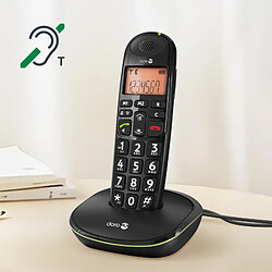 Téléphone sans fil dect noir - dorophoneeasy100w - DORO pas cher