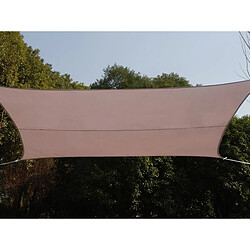 Voile d'ombrage rectangulaire 3 x 4 m - Curacao - Taupe - Hespéride