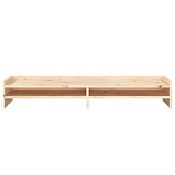 Acheter vidaXL Support pour moniteur 100x24x16 cm Bois de pin solide