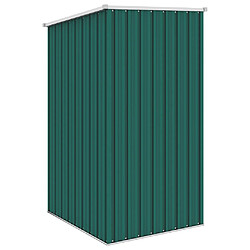 Acheter Helloshop26 Abri de jardin cabane cabanon maison de stockage remise extérieur hangar outils robuste 87 x 98 x 159 cm acier galvanisé vert 02_0022380