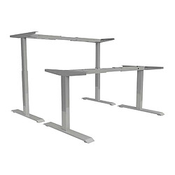 BMB Châssis de table électrique assis / debout 610-1270 argent