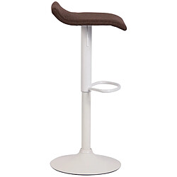 Avis Non Tabouret de bar Dyn V2 tissu blanc