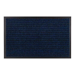 RUGSX Paillasson antidérapant pour les mètres courants DURA 5880 extérieur, intérieur, sur caoutchouc - bleu 100x120 cm