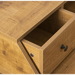 Acheter Bureau avec Tiroirs Alexandra House Living Naturel Métal 100 x 57 x 93 cm