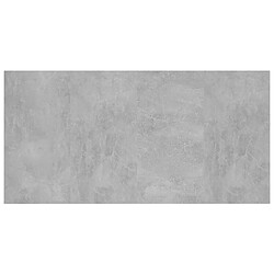 Acheter vidaXL Tête de lit Gris béton 160x1,5x80 cm Bois d'ingénierie