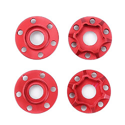 Adaptateur D'entraînement De Moyeu De Jante Hexagonal De Roue De 6 Mm Pour 1/10 Axial SCX10 TRX4 D90 Rouge