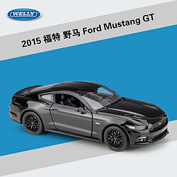 Avis Universal 1: 24 Ford Mustang 2015 & gt ; Voiture de luxe en métal moulée sous pression Retour de chariot Modèle Jouet Collection Cadeau de Noël | Voiture jouet moulée sous pression(Le noir)