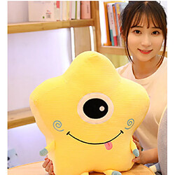 Avis Universal 40cm super mignon oreiller créatif jouet étrange poupée mignonne poupée soleil lune étoile drôle poupée cadeau de vacances nouvelle année surprise oreiller sieste | oreiller en peluche (jaune)