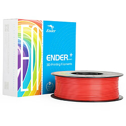 Filament d'impression 3D Creality Ender-PLA+ 1,75 mm - Rouge pas cher