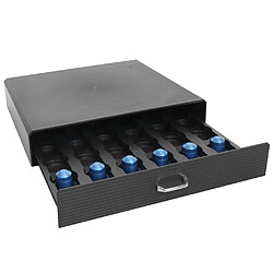 Mendler Boîte à tiroirs pour capsules à café HWC-L98, Boîte de rangement avec tiroir Caisse, 7x34x31cm pas cher