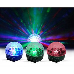 Jeu de lumières 3 leds rotatives - ll081led - IBIZA LIGHT AND SOUND