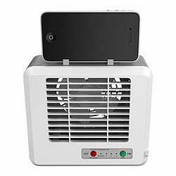 Avis Wewoo Portable mini silencieux ménage économiseur d'énergie de bureau climatiseur ventilateur refroidisseur d'air électrique blanc