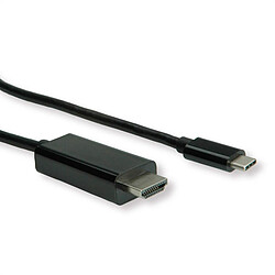 Acheter Fox Pathé Europa ROLINE 11.04.5840 câble vidéo et adaptateur 1 m USB C HDMI Noir (ROLINE Adaptercable USB C-HDMI. M/M. 1.0m)