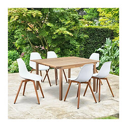 Lot de 2 chaises de jardin PP - 50 x 55 x 85,5 cm pas cher