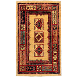 Vidal Tapis de laine 176x107 beige Kashkuli