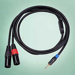 Acheter 1pc Câble Audio Stéréo Mini Bouclier OFC Pour Mélangeur Connexion PC Livestream 1.8 M