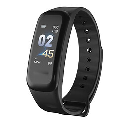 Wewoo Bracelet connecté Smartwatch Fitness Tracker 0.96 pouces couleur écran Bluetooth 4.0 intelligent, IP67 étanche, soutien de mode sportif / moniteur de fréquence cardiaque / de sommeil / informations de rappel noir