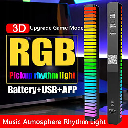 Acheter GUPBOO Télécommande Universelle de Rechange 2 pc 3D RVB 32 LED Affichage Vocal Ceinture