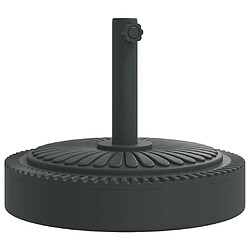 vidaXL Base de parasol pour mâts Ø38 / 48 mm 25 kg rond